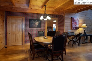 Elk Creek Lodge dining area.