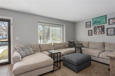 Plenty of natural light in the living room.