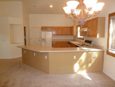 Great room to kitchen