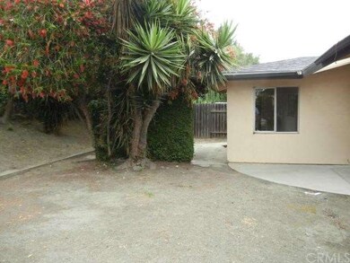 Spacious and private backyard.