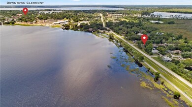 Aerial view to downtown Clermont