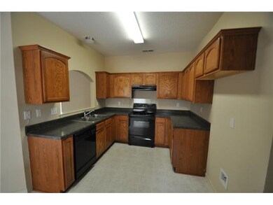 Super spacious kitchen with pass-thru snack bar!  