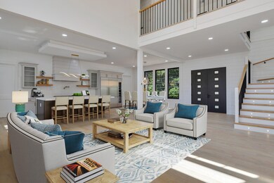 Virtually Staged living room