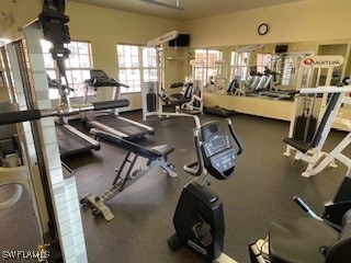 View of exercise room