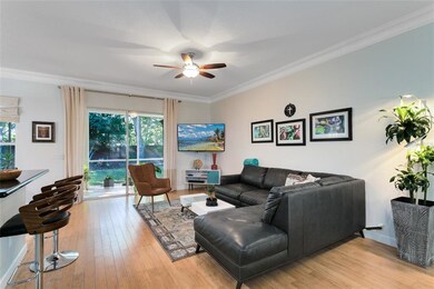 Open living space provides so much natural light