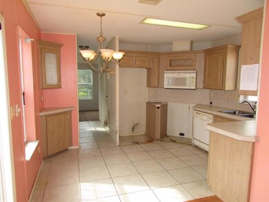 Living room and kitchen