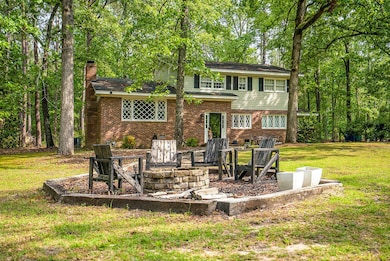 Frontyard with Firepit