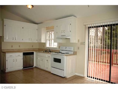 Kitchen - Eat in kitchen with ceramic tile floor, 