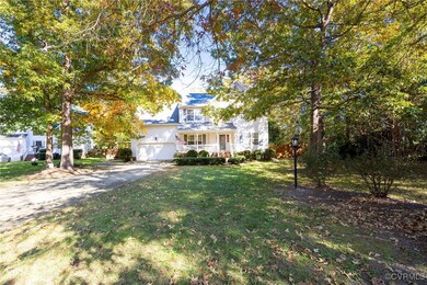 View of front of property featuring covered porch,