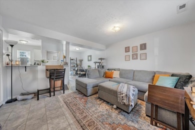 Open Living and Dinning Area