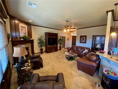 Living room looking from kitchen area