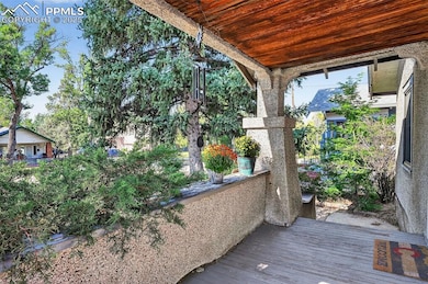 Bushes provide privacy.