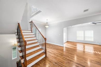 Second floor landing.
