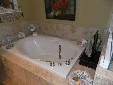 Master suite large tub with jets, shower right beh