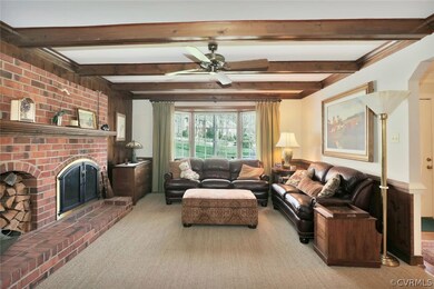 View of Family Room from the kitchen.