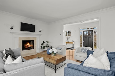 Living Room with Fireplace