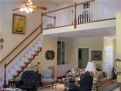 Den/Family/Great Room - Stairway leads to two priv