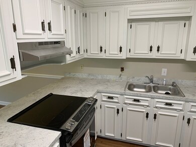 Kitchen with new range and hood