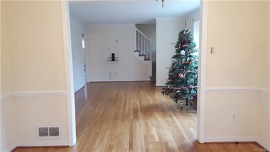 Living room from formal dining room
