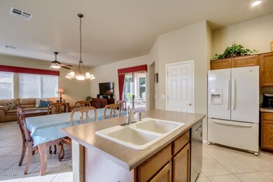 Kitchen looking at Family
