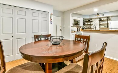 Dining Room and Large closet with New closet Doors