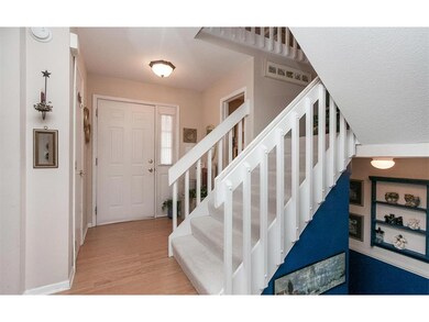 Cheery front entry