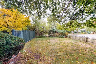 Fenced front yard