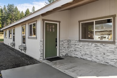 Entrance with covered porch