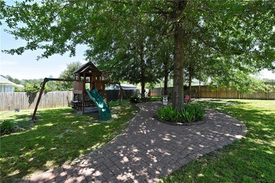Shaded backyard