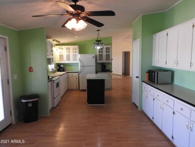 Kitchen with island