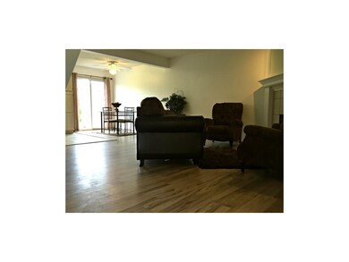 View of living and dining areas