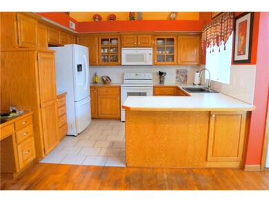 lovely kitchen with pantry and pull-outs