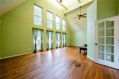 Huge living space feels even bigger due to the hig