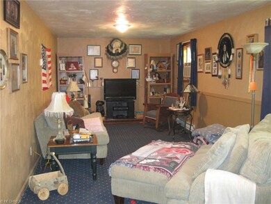 Large living room in the lower level