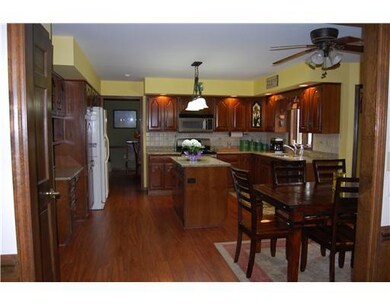 Kitchen. Eat-In-Kitchen with walk/out access to co