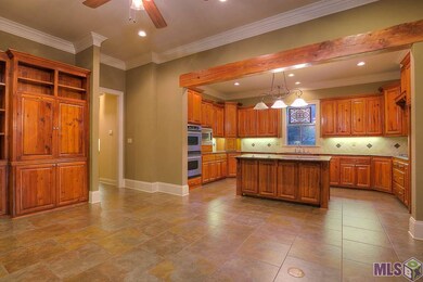 Looking into the kitchen