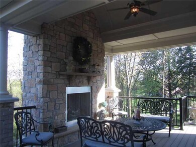 Patio/Deck. Outdoor entertainment area with stone 