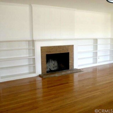 Living room with cozy fireplace