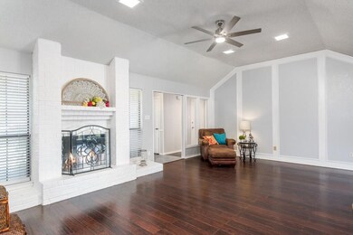 Enjoy restful evenings by the fireplace.