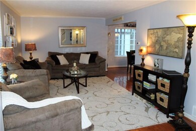 Large Family Room with Neutral Paint and Beautiful