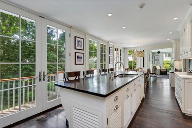 Gourmet Kitchen with French Doors