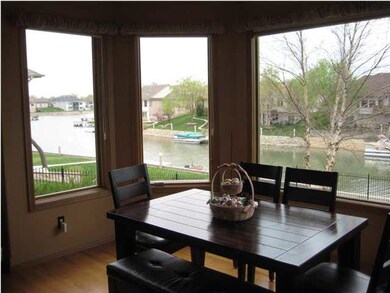 Imagine relaxing in this sunny breakfast bay while