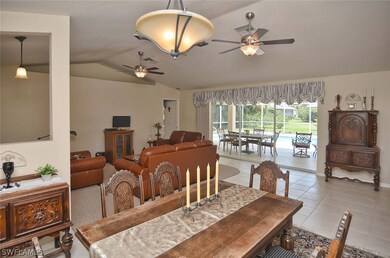 Large dining room perfect for entertaining.