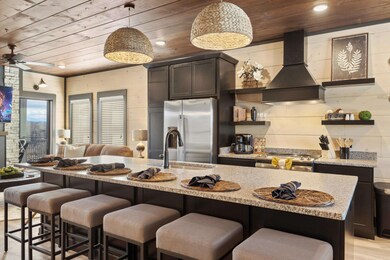 Interior of similar 5 bedroom cabin in community. 