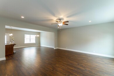 Open Living, Dining & Kitchen