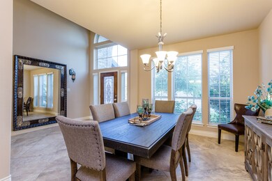 Another angle of the large dining area. Notice the 2 story foyer! Wow!