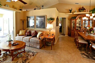 The floor plan is open and spacious