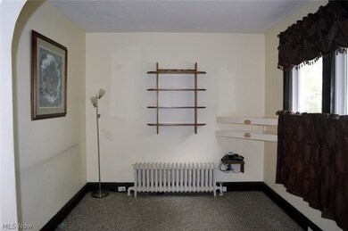 Detailed view of cozy family room.