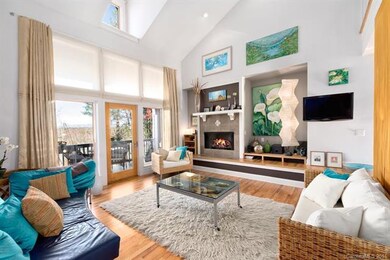 Long range mountain views as you cozy up to the ga