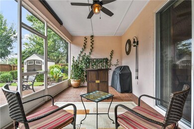 A place to retreat... covered and screened patio w